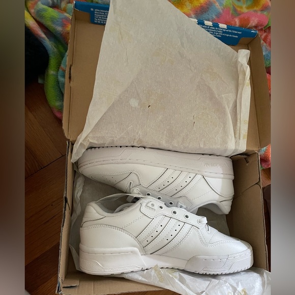 New Adidas Rivalry Sneaker in White - Picture 8 of 10